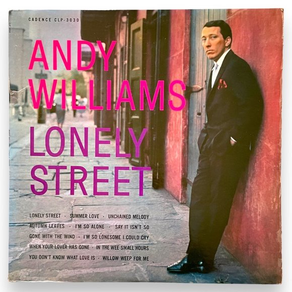 ANDY WILLIAMS Records ~ LONELY STREET + MY FAIR LADY & OTHER BROADWAY HITS + ... - Picture 2 of 15